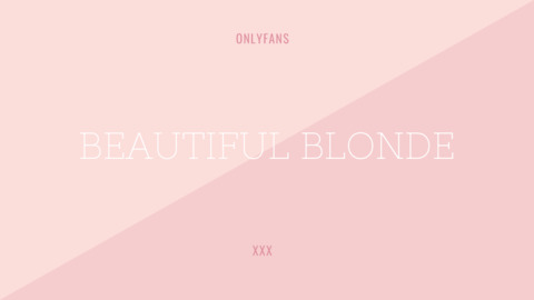 BeautifulBlonde @beautifulblondedk cover picture