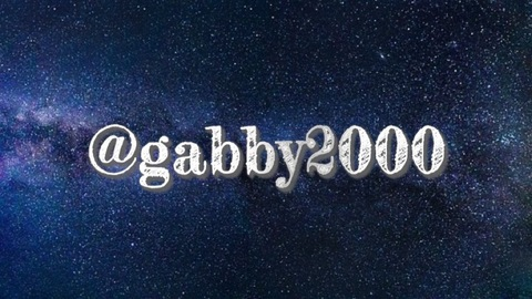 Gabby @gabby2000 cover picture