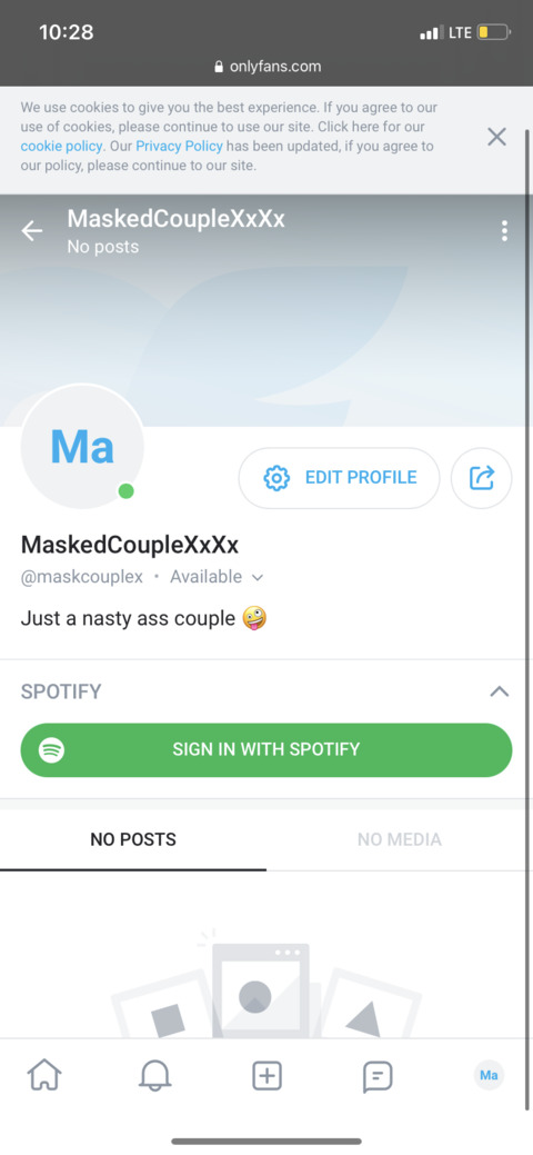 MaskedCoupleXxXx @maskcouplex cover picture