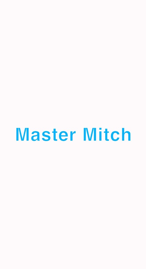 Master Mitch @mastermitch cover picture